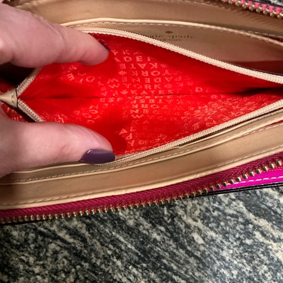 ✨💎BEAUTIFUL💎✨KATE SPADE PEBBLED LEATHER LARGE WRISTLET W/DUSTY&GIFT! - Picture 9 of 12